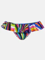 Pucci Ruffle-trimmed Printed Bikini In Multicoloured