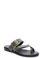 Sanctuary Spring Slide Sandal In Mossy Green