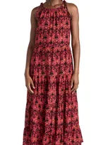 Ulla Johnson Wild Rose Ottavia Tiered Maxi Dress