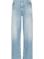 Acne Studios 1991 Toj Vintage Straight Denim Jean In Light Blue