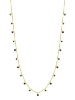 Bony Levy El Mar Station Necklace In 18k Yellow Gold - Sapphire