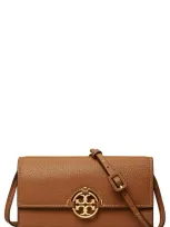 Tory Burch Women's Miller Leather Crossbody Wallet In Brown