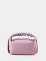 Alexander Wang Mini Scrunchie Handbag -  - Polyester - Winsome Orchid In Pink