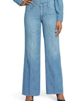 Nydj Teresa Hollywood High Waist Wide Leg Jeans In Crown