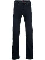 Jacob Cohen Mid-rise Slim-fit Jeans In Blue