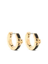 Tory Burch Kira Huggie Hoop Earrings In Gold