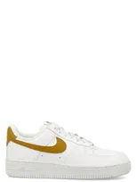 Nike Women's Air Force 1 '07 Casual Shoes In White/metallic Gold/metallic Silver