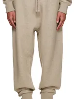 Ami Alexandre Mattiussi Drawstring Wool-blend Track Pants In Neutrals