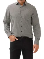 Rodd & Gunn Hatton Long Sleeved Slim Fit Button Down Shirt In Noir