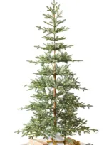 Balsam Hill Alpine Balsam Fir Pre-lit Artificial Tree In Green