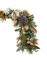 Balsam Hill Gilded Forest 10-foot Unlit Garland In Gold