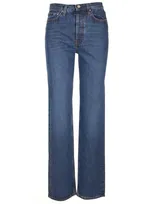 Totême Toteme Straight Leg Jeans In Blue