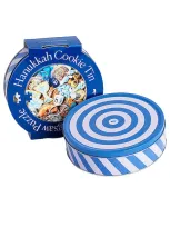 Piecework Hanukkah Cookie Tin 750 Piece Round Puzzle In N,a