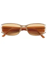 Lu Goldie Iris Sunglasses In Gold