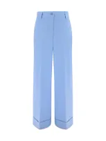 P.a.r.o.s.h Pantaloni In Azzurro Polvere