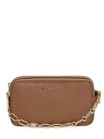 Michael Michael Kors Jet Set Camera Bag In Beige