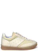 Mm6 Maison Margiela Panelled Lace In Beige