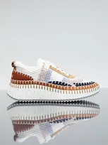 Chloé Nama Sneaker In White