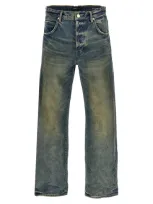 Purple Men's Relaxed Vintage Dirty Jeans