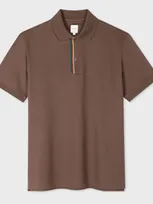 Paul Smith Mens Polo Shirt In Browns