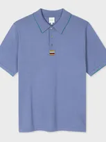 Paul Smith Mens Sweater Ss Polo In Blue