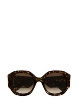 Chloé Eyewear Round Frame Sunglasses In Multi