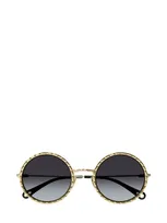 Chloé Eyewear Round In Gold