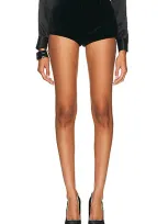 Tom Ford Velvet Short In Black