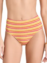 Solid & Striped Lilo Bikini Bottoms Sorbet Stripe