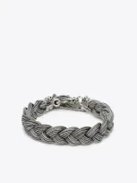 Emanuele Bicocchi Braided Sterling Silver Bracelet