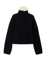 Altuzarra Zoppez Cashmere Turtleneck Sweater In Black