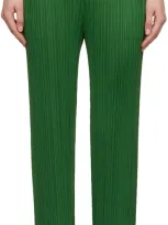 Issey Miyake Green Monthly Colors February Trousers In 62 Green