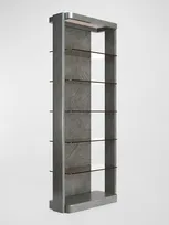 Casa Ispirata Madras Bookcase In Argento