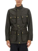 Belstaff Mens Trialmaster Jacket In Faded Olive