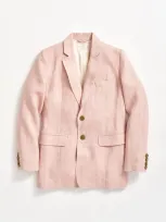 Billy Reid Single Breasted Blazer In Pink Salt