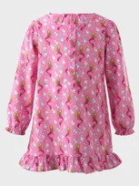 Rachel Riley Kids' Girl's Mermaid Printed Coverup In Pink