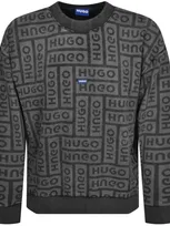 Hugo Blue Nenry Sweatshirt Grey