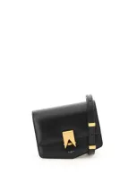 Alaïa Small 'le Papa' Leather Bag In Black