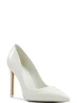 Aldo Lala Pointed Toe Pump In White