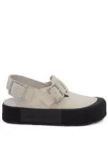 Alexander Mcqueen Alexander Mc Queen Leather Mules In White