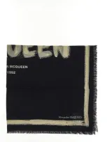 Alexander Mcqueen Scarfs Black