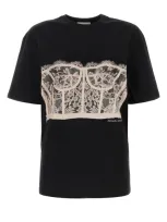 Alexander Mcqueen Black Cotton Jersey Oversize T-shirt