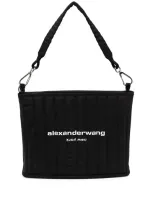 Alexander Wang Black Elite Tech Shoulder Bag In 001 Black