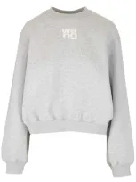 Alexander Wang T By  Logo In Light Heather Grey