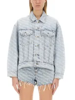 Alexander Wang T Denim Jacket In Azure