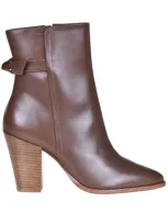 Alexandre Birman Jessa Ankle Boots In Brown