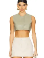 Alexis Revel Top In Sage