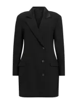 Allsaints Erykah Blazer Mini Dress In Black