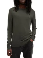 Allsaints Mode Regular Fit Merino Wool Sweater In Green