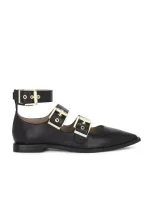 Allsaints Susan Buckle Mary Jane In Black